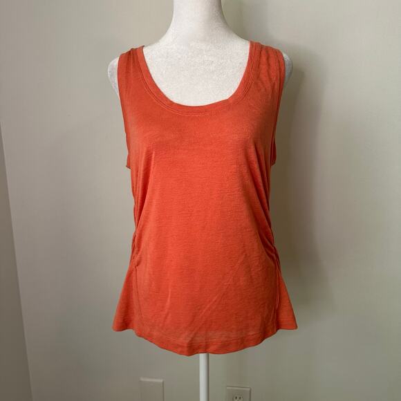Athleta orange knit sleeveless tank top size M - Picture 2 of 10